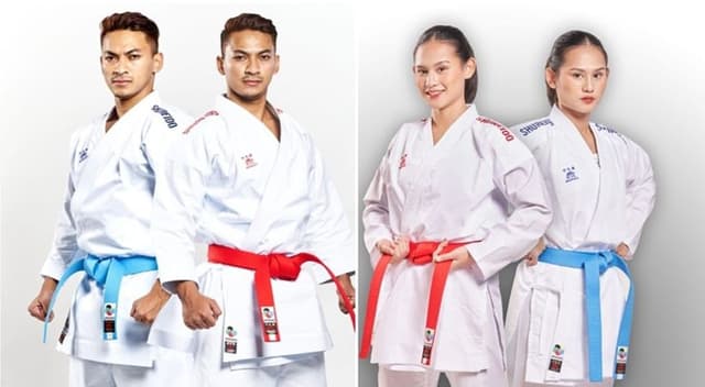 Shureido New Wave 3 Red/Blue dan Shureido Waza Red/Blue, Dirancang Berbeda untuk Karate Kata dan Kumite