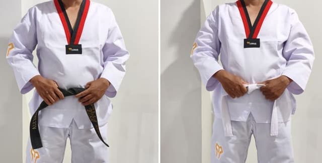 Dobok LUDUS V Neck Poom untuk Kyorugi Kelas Cadet
