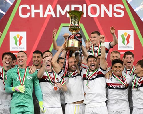 Hasil Final Coppa Italia: AC Milan vs Bologna 0-1, Buah Manis Penantian 51 Tahun I Rossoblu